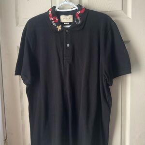 PERFECT Condition!! Gucci Black Polo shirt with size 54 Europe men